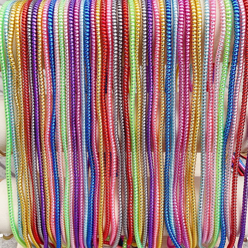 1.4 Meters/1.6 Meters Bright Silver Plating Mobile Phone Data Line Protection Rope Environmental Protection Tpu Winder Data Line Winding - Image 3