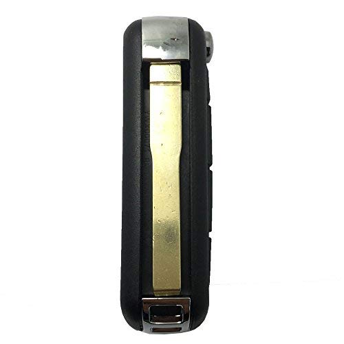 Arruweer Replacement Key Fob Case Shell Fit for Land Rover Discovery LR3 Range Rover Sport Flip Folding Keyless Entry Remote Car Key Fob Cover with Uncut Blade Blank - Image 2