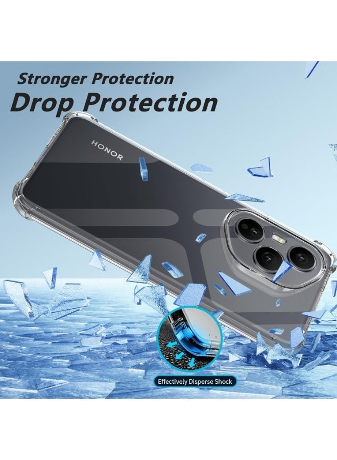 Muzz Back Cover for Honor 400 Pro 5G Transparent Mobile Back Case Shock Proof Design Camera Edges Protection Crystal Clear Phone Case Silicon Soft TPU and Flexible (Honor 400 Pro (GLOBAL)) - Image 2