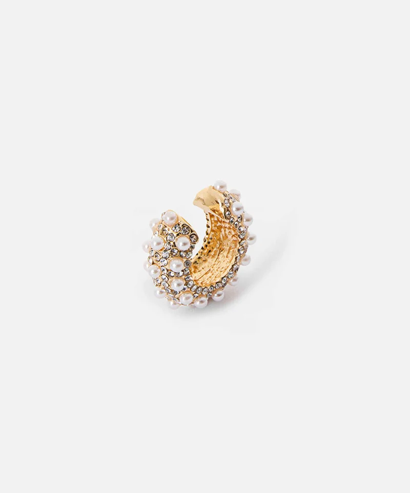 ايبيكيول Ear Cuff with Faux Pearls