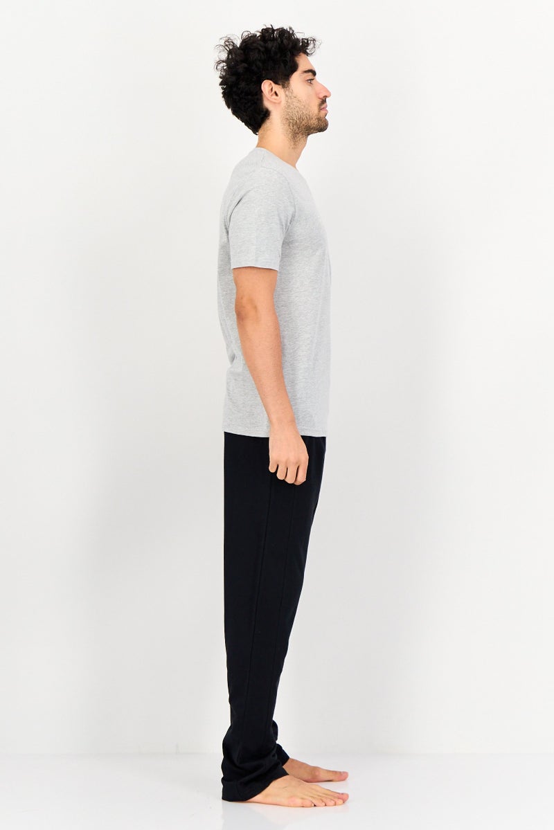 English Laundry Men 2Pcs Short Sleeve T-Shirt And Pyajama Sleepwear Set, Multicolor - Image 2