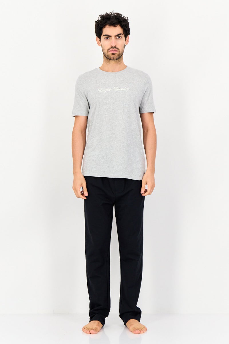 English Laundry Men 2Pcs Short Sleeve T-Shirt And Pyajama Sleepwear Set, Multicolor - Image 1