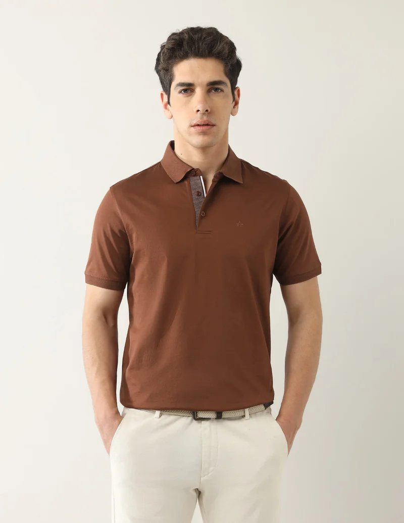 Regular Fit Pure Cotton Polo Shirt