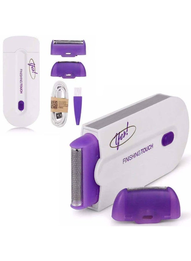 Finishing Touch Hair Remover – Gentle Painless Facial & Body Hair Removal Device