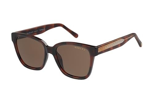 RADLEY LONDON 6521 Square Sunglasses for Women 53 mm UV400 Protection Dark Oak Tort - Image 1