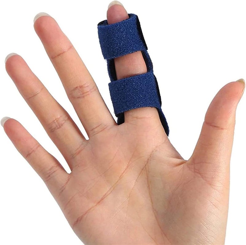 Cetaplast Nylon Splints Finger Straightener Support Stabilizer Brace For Broken, Strained, Sprained, Swollen,Arthritis Or Tendinitis (Blue) - Image 2