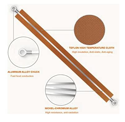 Awadh طقم قطع غيار عنصر تسخين آلة الختم البلاستيكية من علامة AWADH - عبوة من 2 بحجم 10 إنش (25 سم) - Image 4