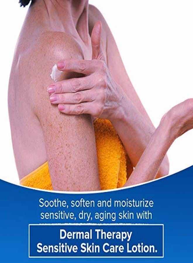 Dermal Therapy Sensitive Skin Lotion - Calming, Non-Irritating Lotion with 15% Allantoin, 10% Shea Butter, Vitamin E - Soothing Relief for Dry, Itchy, Eczema-Prone Skin - 8 fl oz / 240 ml - Image 3