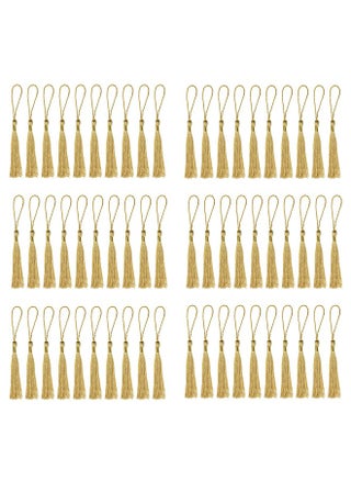 100pcs Silky Handmade Soft Tassels 13cm Floss Bookmark Tassels with 5cm Cord Loop for Jewelry Making, DIY Projects, Bookmarks  Light Gold - pzsku/Z6E015D035614AD1F0585Z/45/_/1727416261/2f8d89e5-3609-4433-8b80-b4683a84db3d