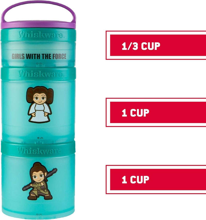 Whiskware Star Wars Stackable Snack Pack Leia  Rey - Image 2