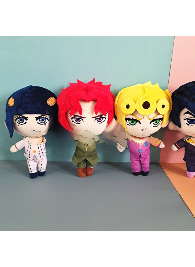 Generic Jojo Wonderful Adventure Bruno Gioruno Plush Doll Oriental War Helps Kongshitaro Doll Pillow For Hair-Color:Empty Bar Xu Lun-Height:20cm  - Image 3