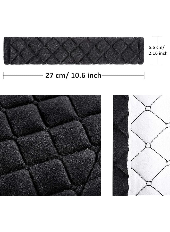 Tatuo 4 Pack Safe Belt Pads For Car Seatbelt Protector Soft Comfort Safe Belt Shoulder Strap Covers Harness Pads Helps Protect Your Neck And Shoulder (Black 10.6 Inch) - Image 2