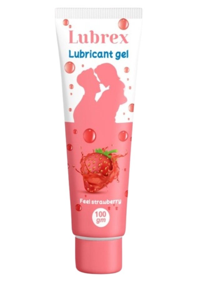 Lubrex Lubricant Gel Strawberry Flavor 100 Gm  - Image 1