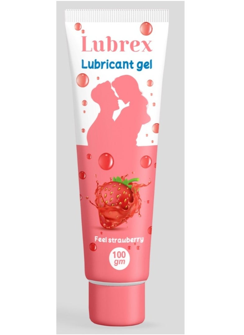 Lubrex Lubricant Gel Strawberry Flavor 100 Gm  - Image 1