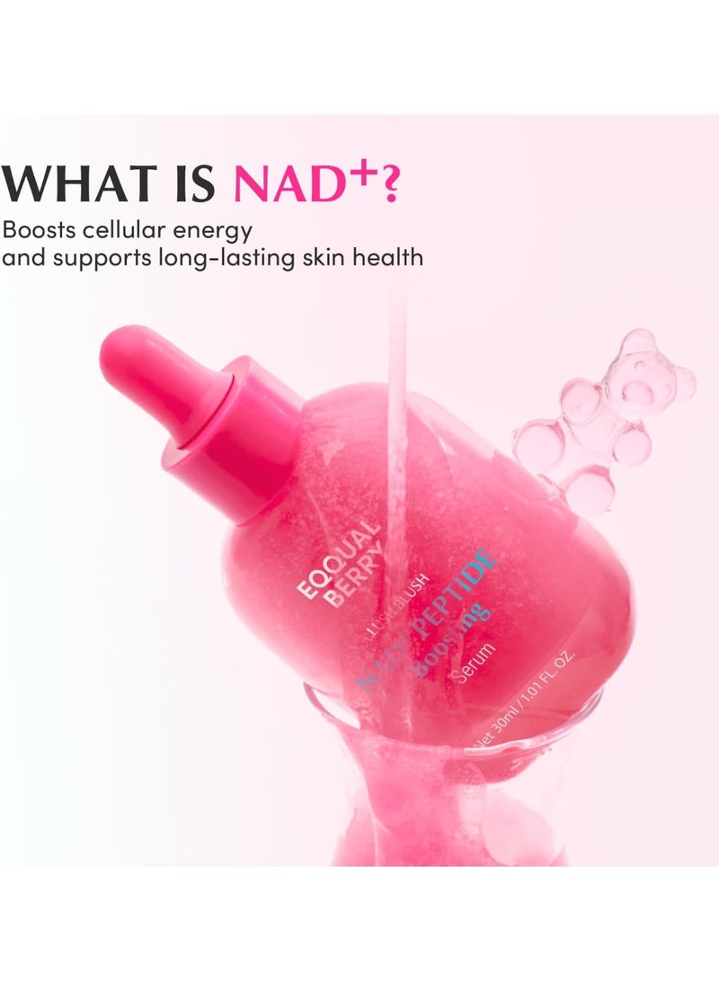 إيكوالبيري سيروم سموثي ان ايه دي بلس لتعزيز الببتيد من ايكوالبيري| سيروم تجديد شباب الوجه يحتوي ان ايه دي بلس والببتيدات ومضادات الأكسدة للثبات والتألق والترطيب، 30 مل - Image 2