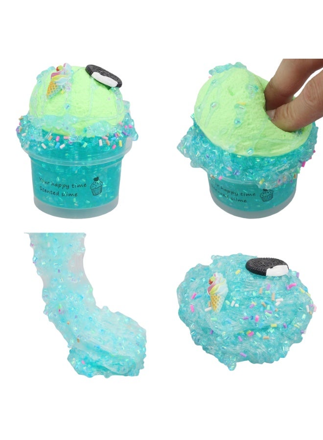 سيمدو طقم سلايم سحابي 6 عبوات للبنات من عمر 5-12 سنة، طقم سلايم مع معجون سحابي للهدايا والحقائب، أفكار هدايا عيد ميلاد للبنات - Image 4