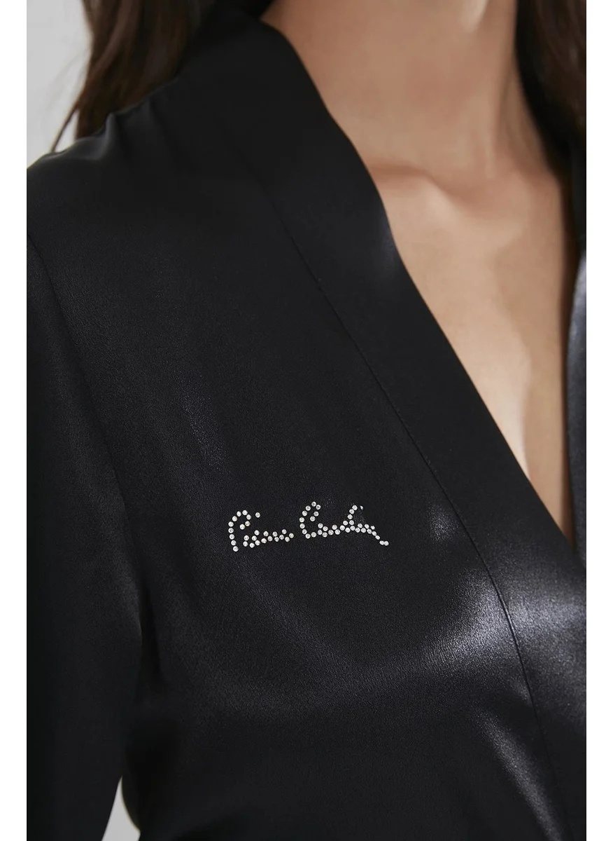 بيير كاردان 1010 Women's Satin Dressing Gown
