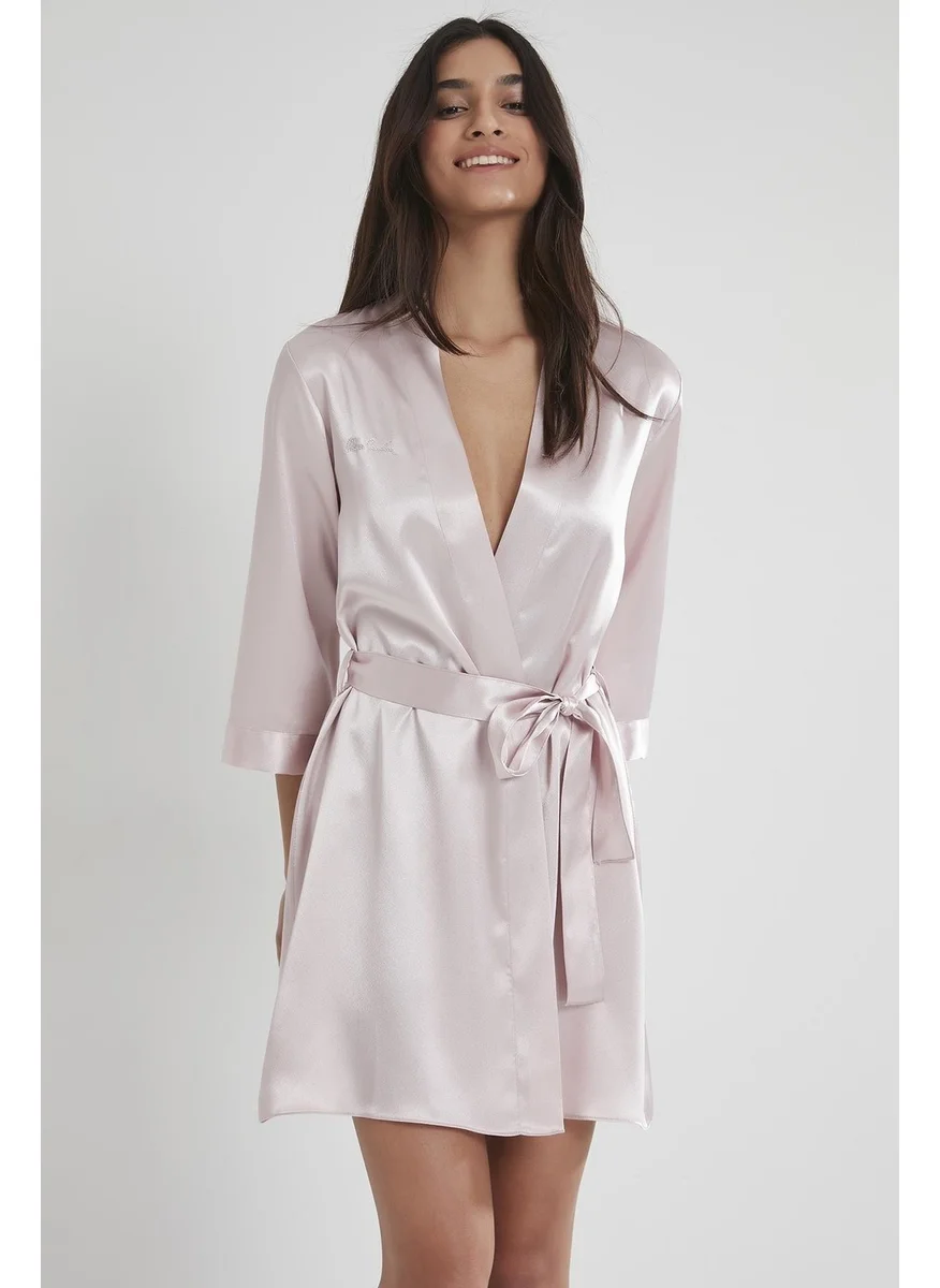 بيير كاردان 1010 Women's Satin Dressing Gown