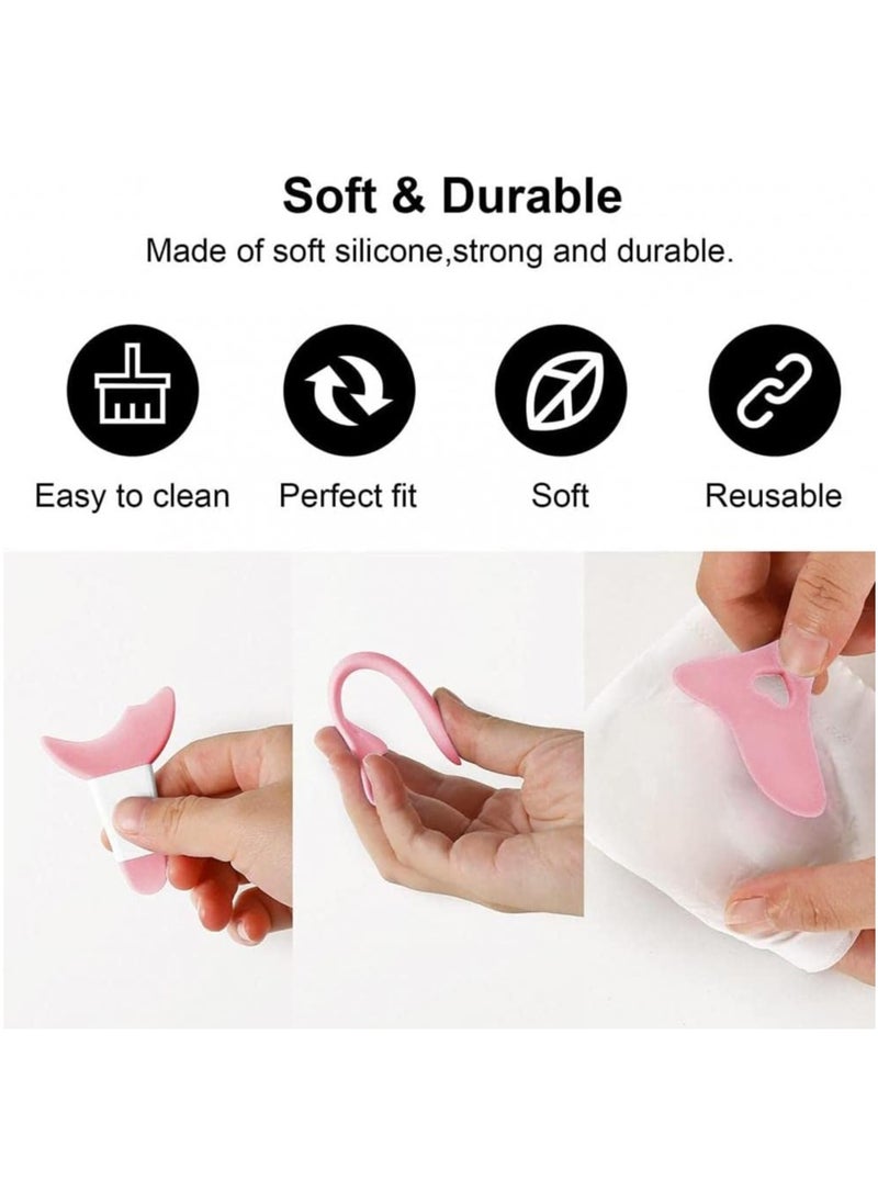 MMG - Multi functional Eye Makeup Stencil Mascara Shield Guard Applicator Eyelash Pads Eyeliner Eyeshadow Applicator Aid Tool Reusable Eyeliner Eyeshadow Guide Tool for Women, Beginners - Image 1