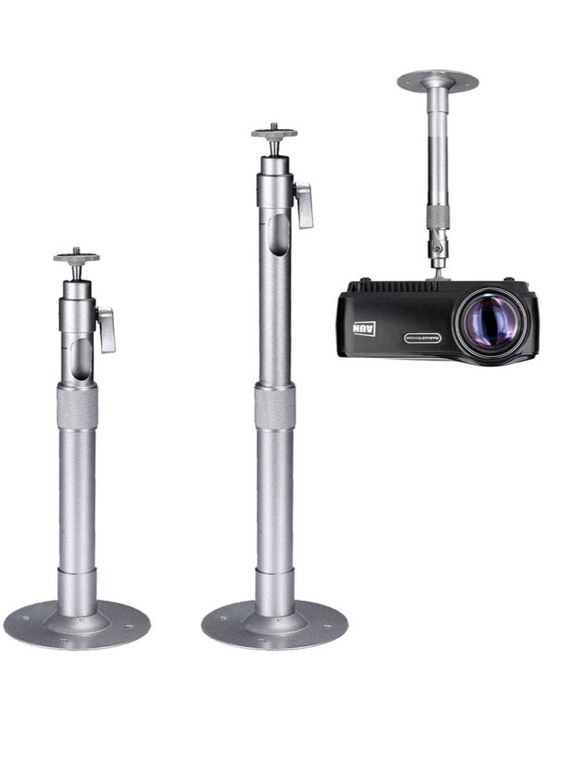 Ceiling Mount Projector Bracket, Universal Extendable Video Projector Stand with Adjustable Height, 3 Screw Models - Image 1