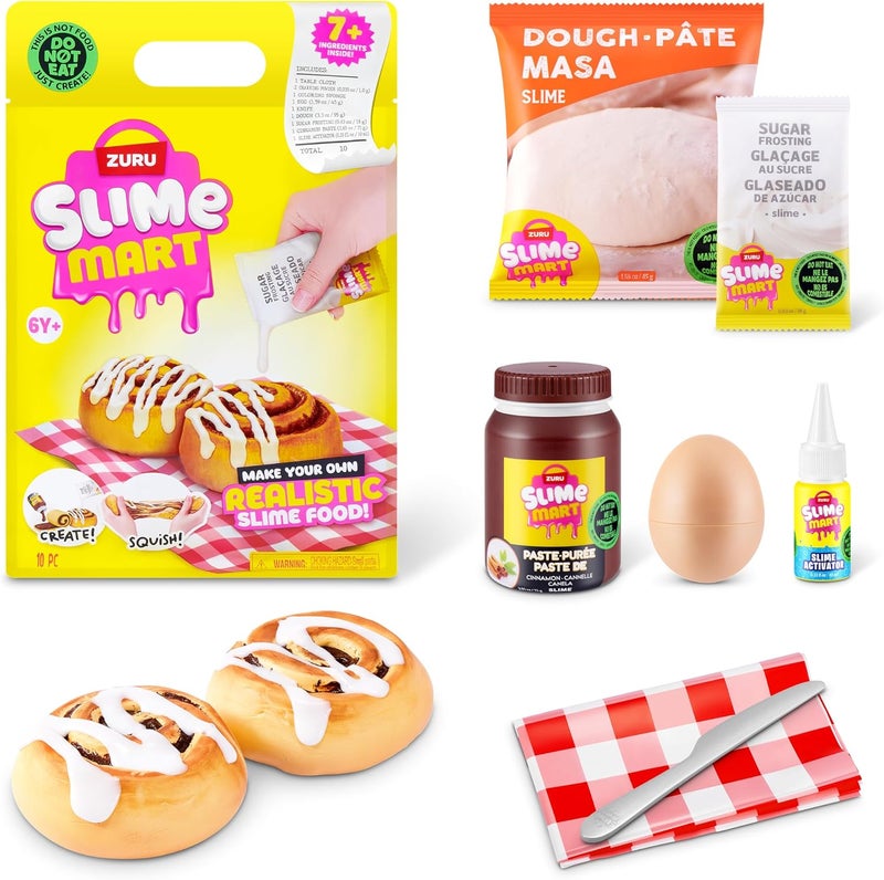 ZURU Slime Mart Dessert Small Shopping Bag – Cinnamon Rolls, Series 2 - Image 1