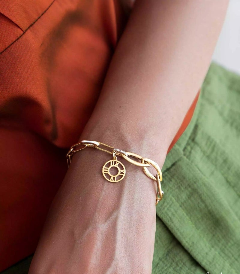 Ruby Art Gold 18K real Gold Bracelet for girls Nova - 9.19  Gram - Image 3