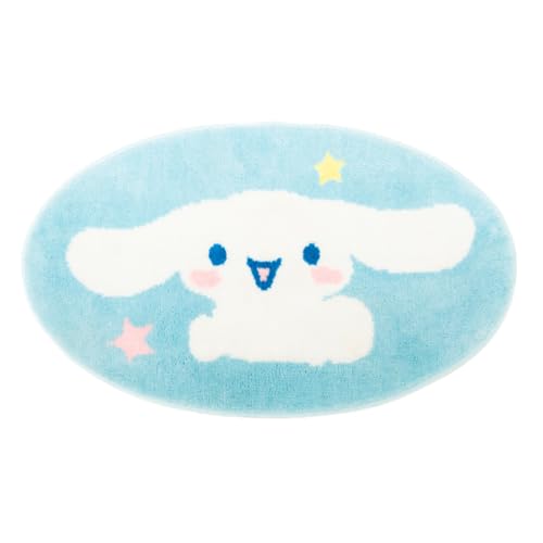 Franco Collectibles Cinnamoroll Cotton Non Slip Plush Bathroom Mat Rug Officially Licensed Product by Franco - Image 1