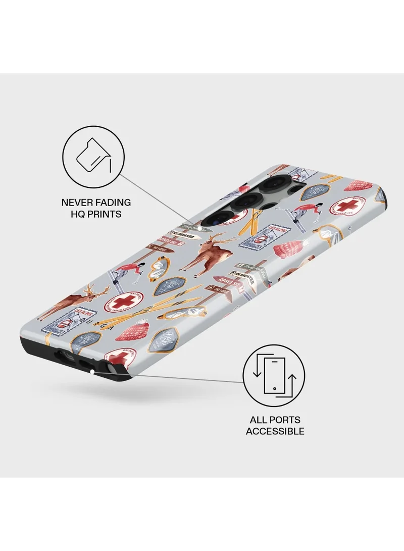 Burga Burga Samsung Galaxy S25 Ultra Les Alpes Burga Samsung Galaxy S25 Ultra Les Alpes Premium Case Compatible with Hybrid Dual-Layer Hard Shell + Silicone Protection - Scratch-Resistant Shockproof Mobile Cover  | Best Price UAE