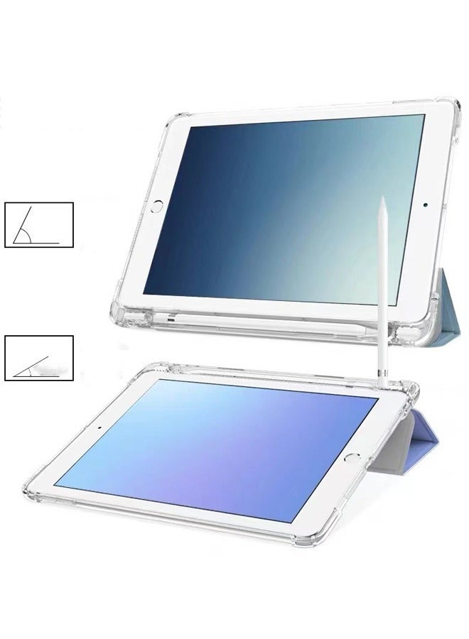 هالامودو IPAD 10.2 حالة اليد الجيل التاسع الترا رقيقة قوس حالة الثابت لحماية الهاتف الذكي القضية الخضراء - Image 3