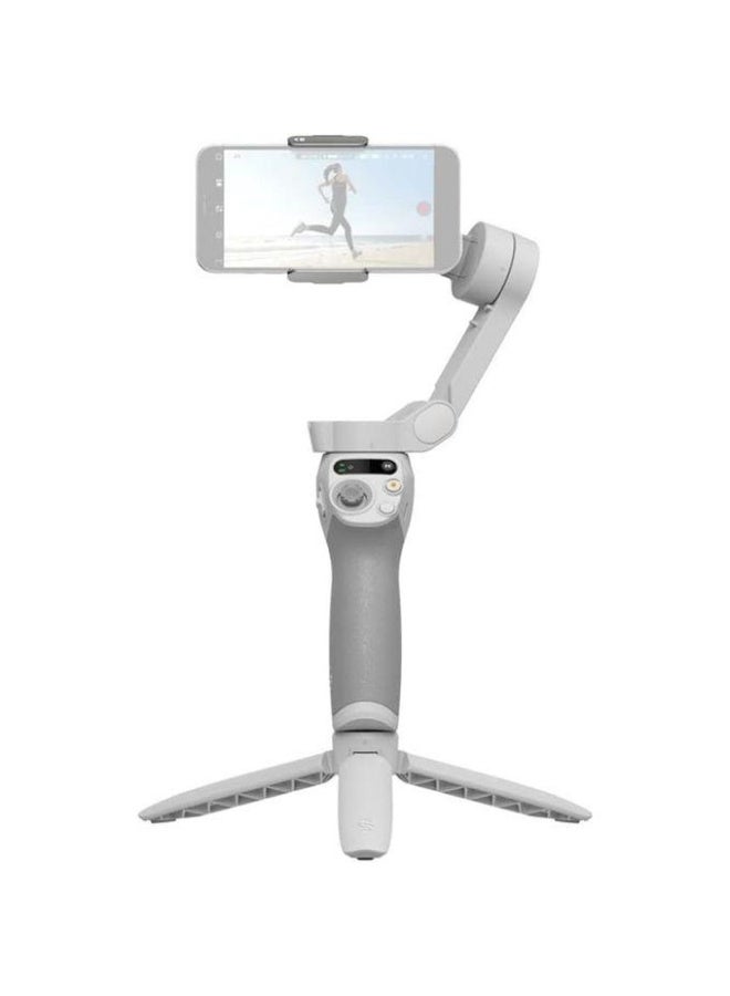 OSMO Mobile SE Intelligent Gimbal, 3-Axis Phone Gimbal, Android And iPhone Gimbal, Vlogging Stabilizer YouTube And TikTok Videos, UAE Version With Official Warranty Support Grey - Image 1