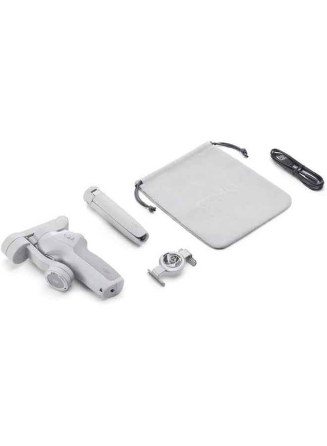 OSMO Mobile SE Intelligent Gimbal, 3-Axis Phone Gimbal, Android And iPhone Gimbal, Vlogging Stabilizer YouTube And TikTok Videos, UAE Version With Official Warranty Support Grey - Image 3