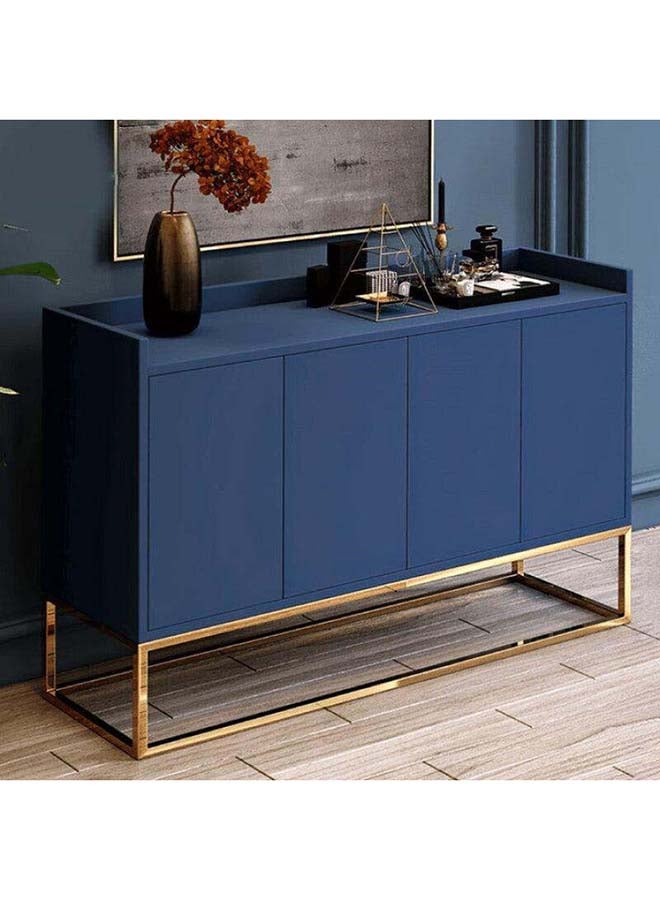 Al Home Rustic Wood and Iron Console Table By Alhome