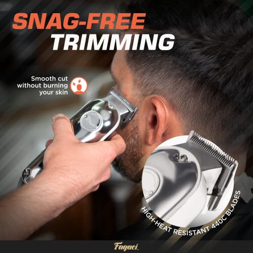 Fagaci Professional Hair Clippers with Extremely Fine Cutting, Cordless Hair Trimmer for Men & Women, Barber Clippers for Salon & Home Use - Image 2