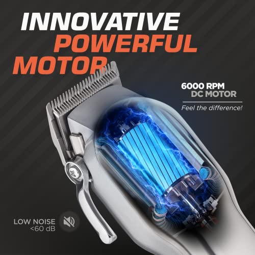 Fagaci Professional Hair Clippers with Extremely Fine Cutting, Cordless Hair Trimmer for Men & Women, Barber Clippers for Salon & Home Use - Image 3