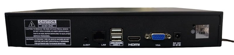 Ramex Hanutech 16 Channel 4K Network Video Recorder | H.265+ | 24/7 Continuous Recording | Real-Time Live View | Remote Monitoring | ON-VIF | Two-Way Audio CCTV (Without Hard Disk)- 1 Year Warranty - Image 2