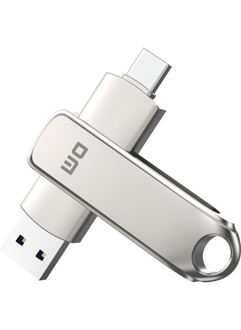 DM PD189 ذاكرة فلاش معدنية نوع-C USB 3.1 سعة 128GB  - Image 1