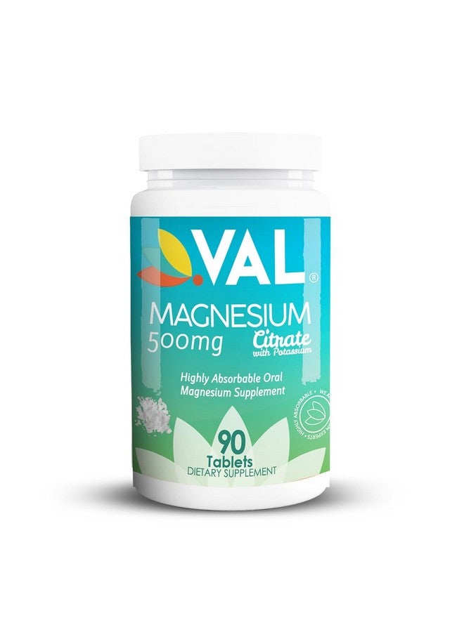 VAL Magnesium Citrate + B6 + Potassium, 90 Tablets - Image 1