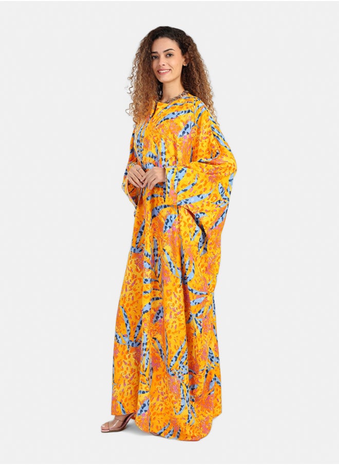 Carina - Printed Maxi Abaya - Image 1