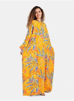 Carina Printed Maxi Abaya  - Image 5