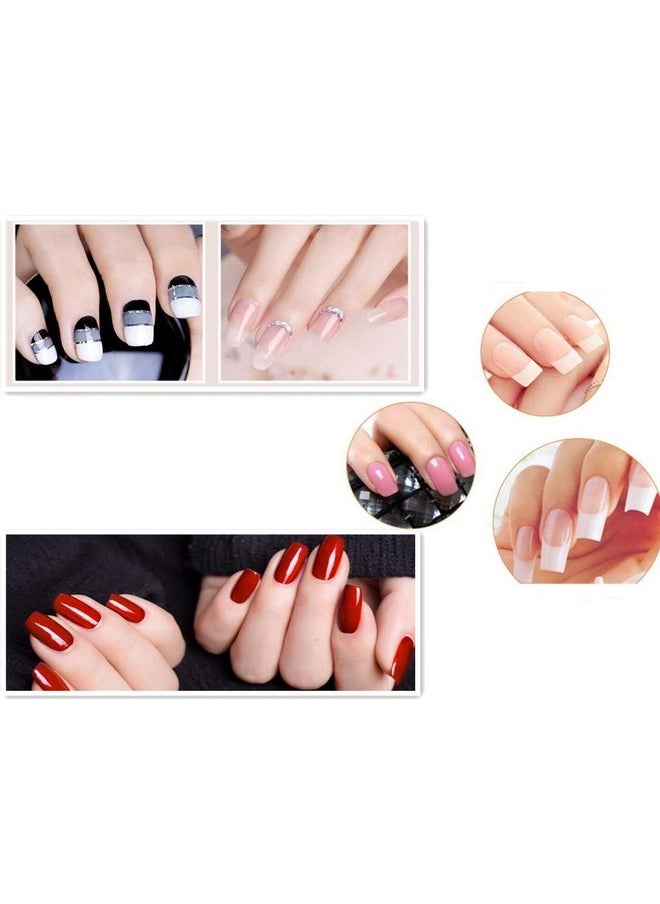 Aoshang - 7Pcs Uv Gel Nail Brush Poly Extension Gel Brush Nail Art Tips Builder Brush Nail Painting Brush Pen Set(No.2468101214) - Image 1