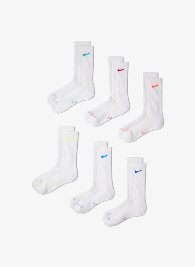 Nike 6-Pack Everyday Elevated Crew Socks - Image 1