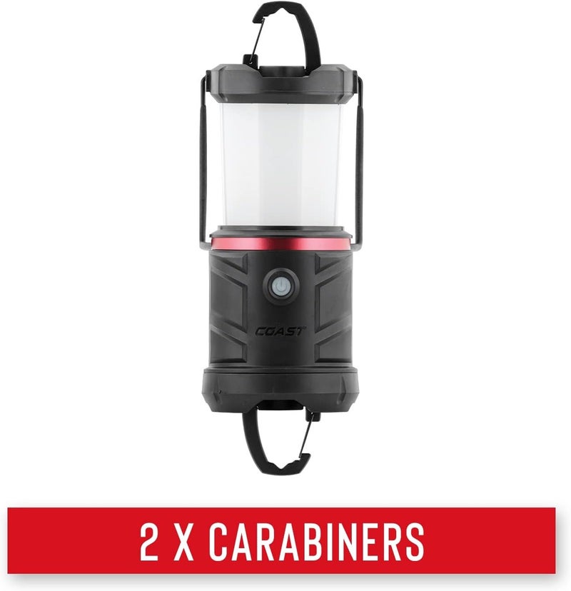 COAST EAL22 1250 Lumen Dual Color LED Emergency Light Storm Proof Power Bank Durable for Outdoor  Survival  Compatible with 3 x D Batteries or ZX1010 Rechargeable Battery Black - Image 5