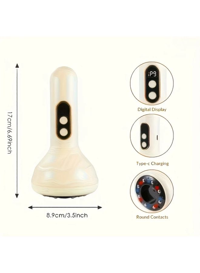 جهاز كؤوس ذكي بيج عرض رقمي 9 سرعات شحن عبر USB أداة استرخاء محمولة - Image 2