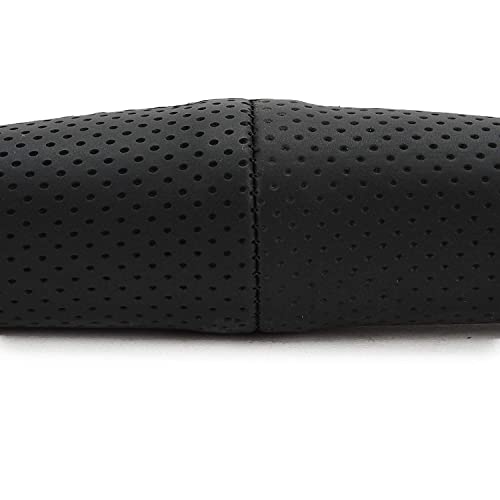 Zapcart Faux Leather Flat Bottom D-Shape Anti-Slip Steering Wheel Cover TATA Punch - Black - Image 4