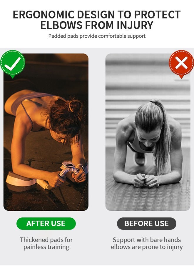 GROIC - Plank Board with Timer, Push Up Board Core Exercise Mat for Strong Abs and Full Body Workouts & Fitness, Abdominal Muscle Fitness Equipment with Electronic Counter - Image 1