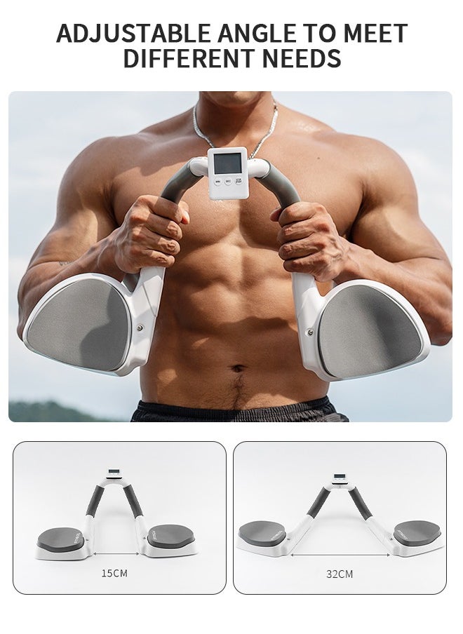 GROIC - Plank Board with Timer, Push Up Board Core Exercise Mat for Strong Abs and Full Body Workouts & Fitness, Abdominal Muscle Fitness Equipment with Electronic Counter - Image 1