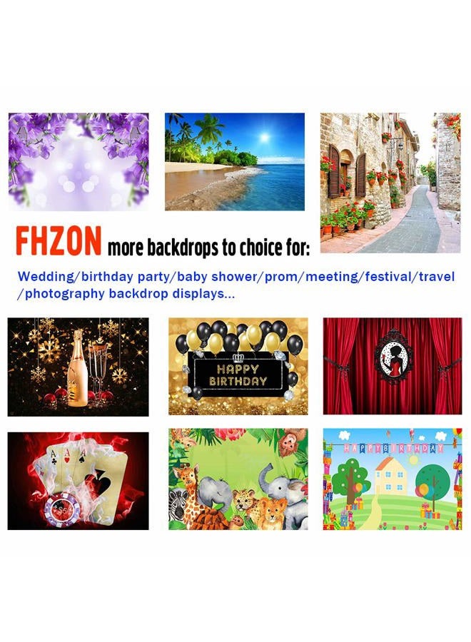 FHZON 10x7ft High-end Baseball Stadium Photography Backdrop Ballpark Auditorium Light Background Themed Party Artistic Portrait YouTube Backdrops Photo Booth Studio Props PFH184 - Image 2