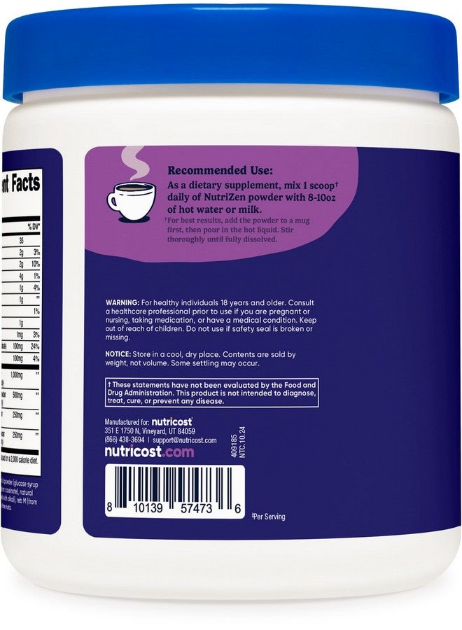 Nutricost Nutrizen PM Unwind Adaptogenic Mushroom Drink (Mocha Flavored) 30 Servings - Includes Reishi, Lion's Mane, Shiitake, Cordyceps - Image 4