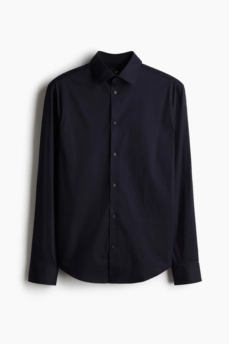 اتش اند ام Slim Fit Strech shirt