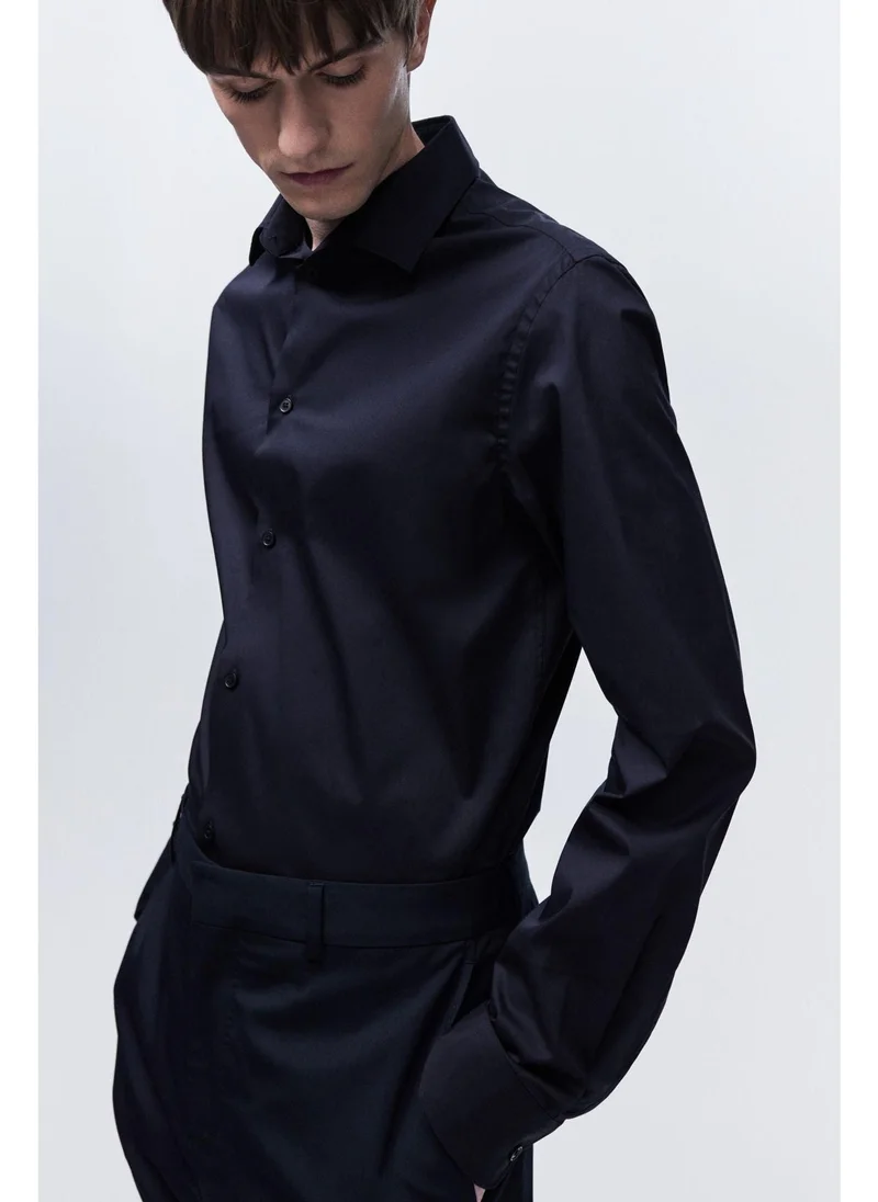 اتش اند ام Slim Fit Strech shirt
